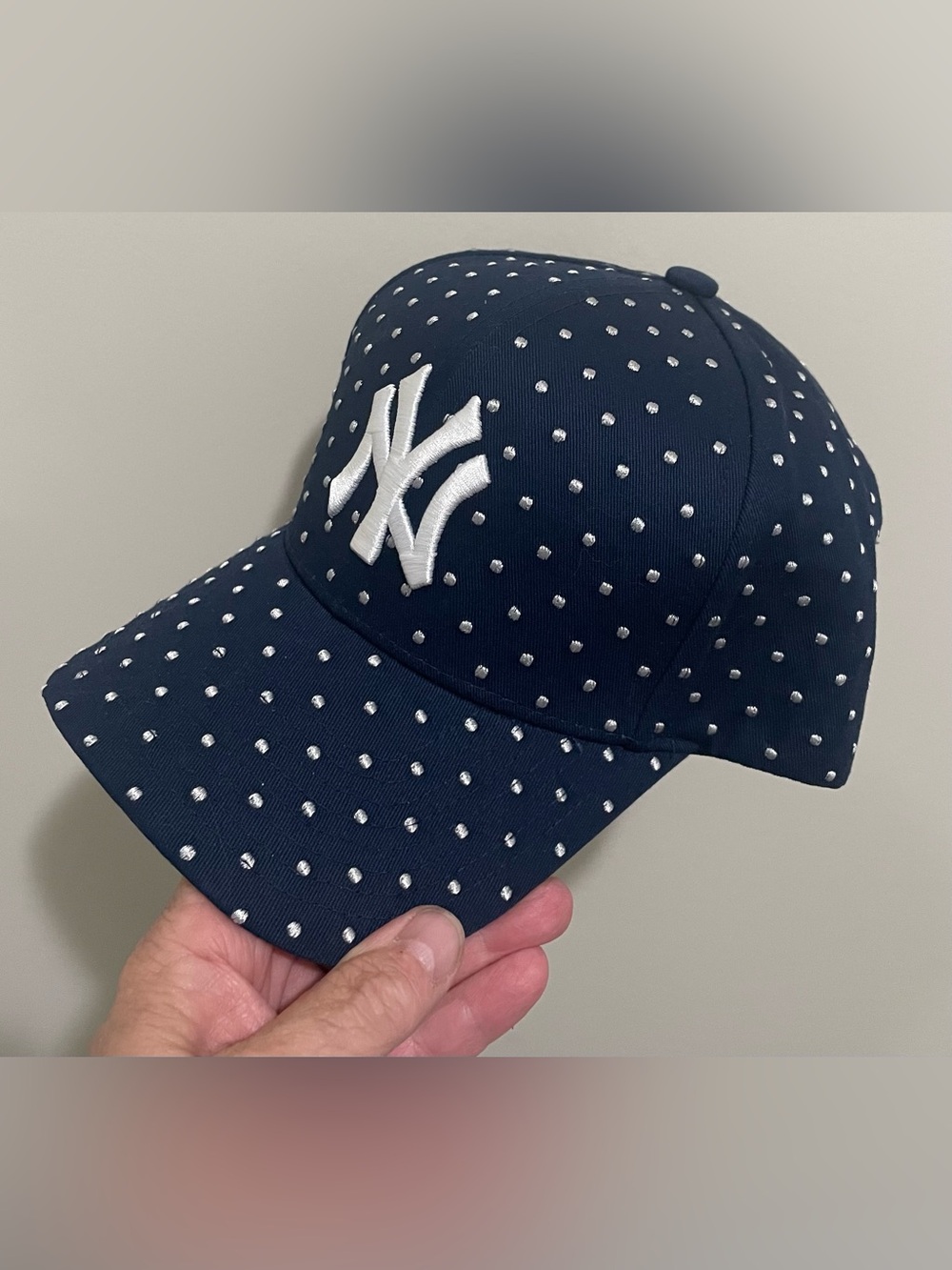 NWT Mitchell & Ness MLB Yankees Poka Dot Hat - Picture 4 of 6